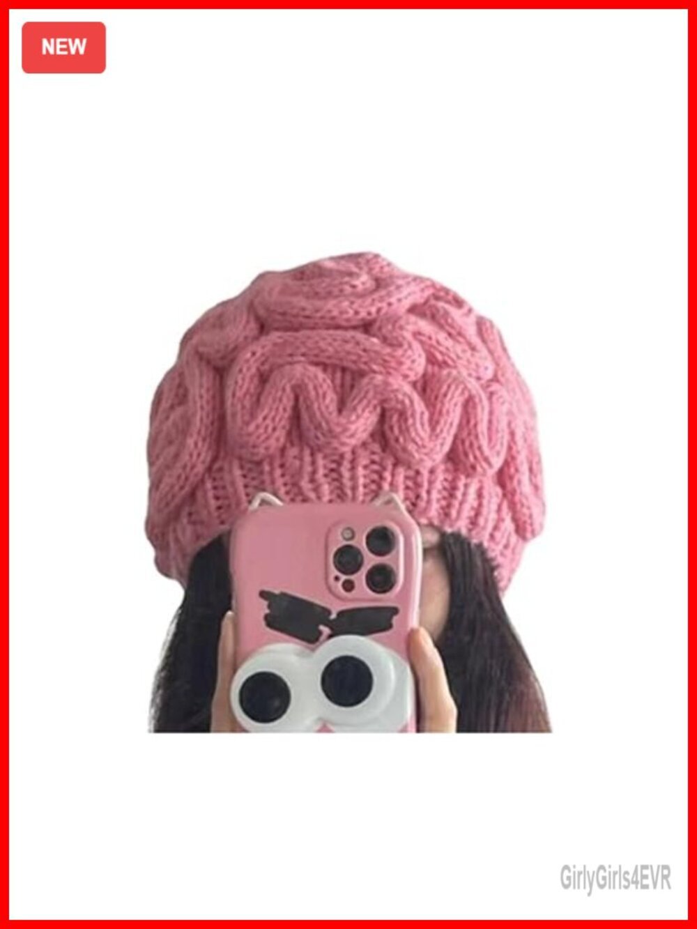 Gothic Punk Knit Beanie Hat Skullies & Beanies Alt Y2K Accessories